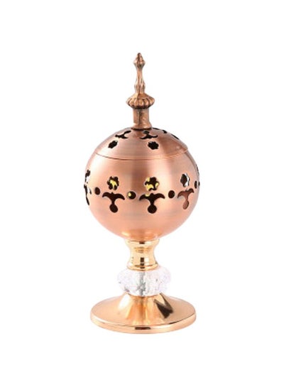 Buy Incense Holder Rose Gold 16x8cm in Saudi Arabia