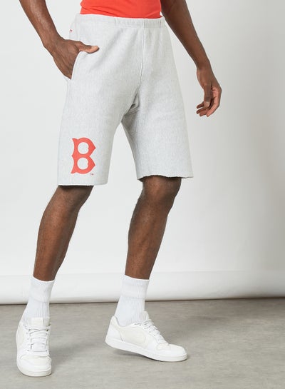 Buy Boston MLB Reverse Weave Shorts Grey in UAE