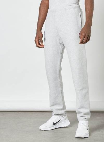 Buy College Reverse Weave Sweatpants Grey in UAE