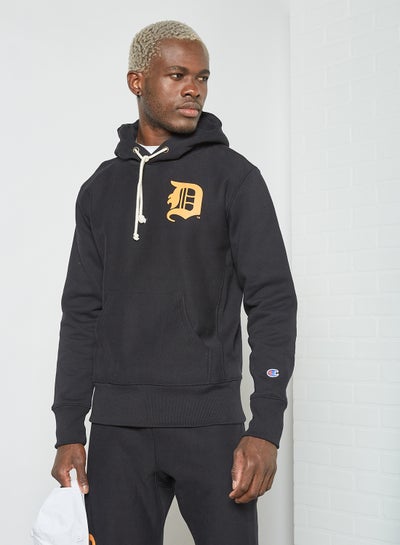 Buy Detroit MLB Reverse Weave Hoodie Black in UAE