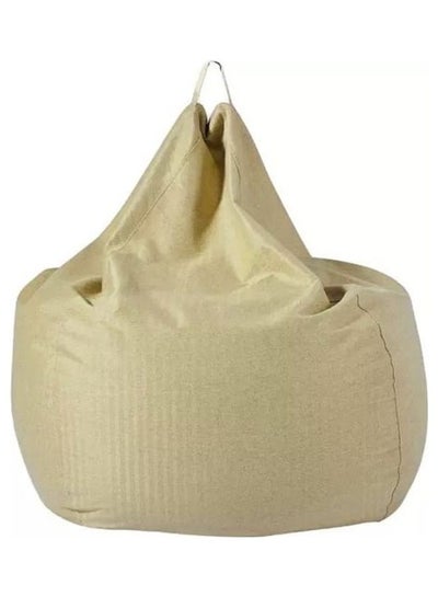 Fabric Bean Bag Beige 80×80×100cm price in Saudi Arabia | Noon Saudi ...