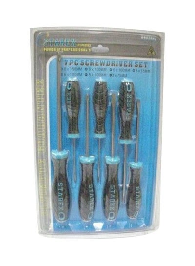 Buy Multifunction Screwdriver Set Black/Silver/Blue Large 6x150 mm, Medium 6x100mm, Smalle 5x100 mmm, Smallest 3x75 mm. 3x75 in UAE