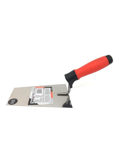 Buy Trapezoid Trowel SS 120x180x80mm YT-5237 Silver/Red in UAE