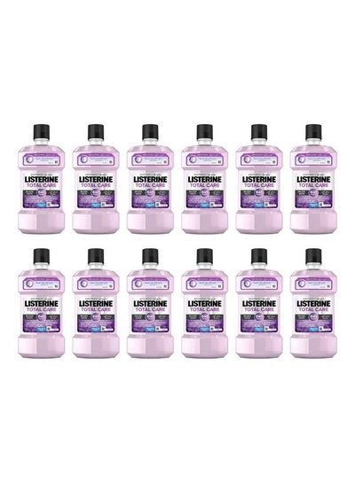 Buy Pack Of 12 Total Care Milder Taste Mouthwash Purple 250ml in UAE