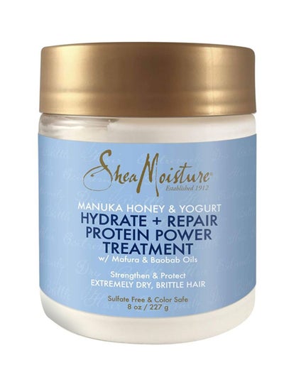 Buy Shea Moisture Manuka Honey & Yogurt Hydrate + Repair Protein-Strong Treatment White in UAE