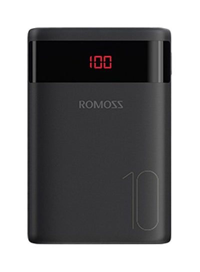 Buy Power Bank Simple10 Dual USB LED Indicator Black in UAE