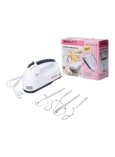 Buy Portable Handmixer HE-133 White/Grey in Egypt