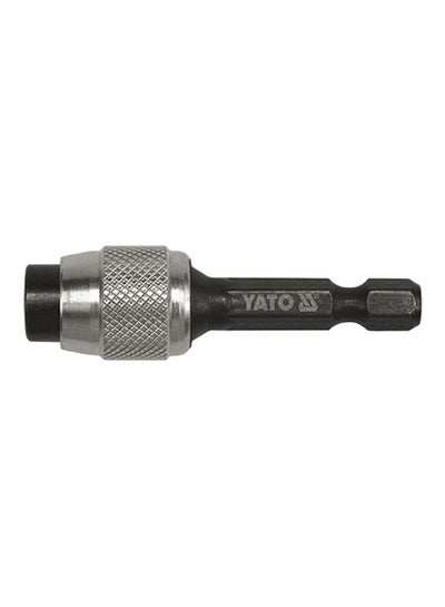 Buy Screwdriver Bit Holder With Quick Connect CRV Black/Silver 5cm in UAE