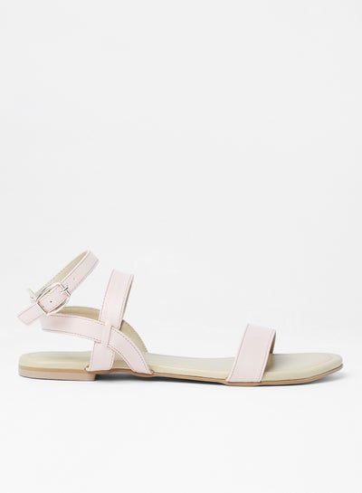 Strappy Flat Sandals Pink price in UAE | Noon UAE | kanbkam