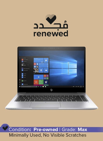 اشتري مُجدد - لابتوب إيليت بوك 840 G5 (إصدار 2019) بشاشة 14 بوصة ومعالج إنتل كور i7/من الجيل الثامن/ذاكرة رام 16 جيجابايت/محرك أقراص SSD سعة 512 جيجابايت/بطاقة رسومات إنتل 620 بدقة فائقة الوضوح فضي في الامارات