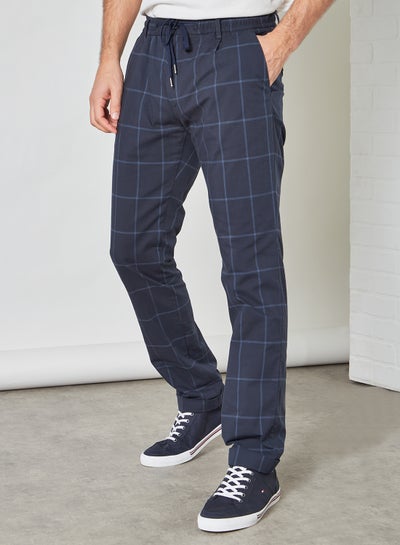 Denton Check Pants Navy price in UAE 