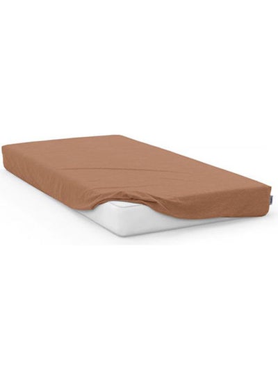 Buy Fashion 150 Tc Cotton Fitted Bed Sheet With Zipper Cotton Hazel 100x200cm in Egypt