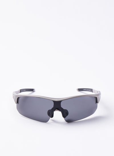 Buy Cycling Scooter Sunglasses - Athletiq Club Oryx - Grey Frame With Smoke Black Multilayer Mirror Lens in Saudi Arabia