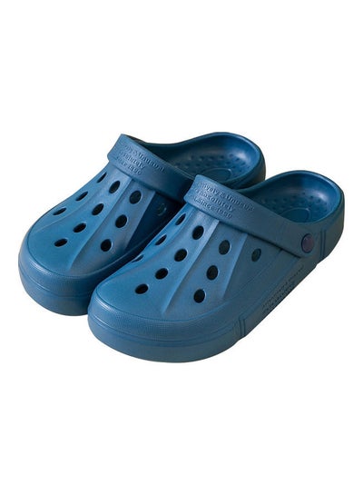 Buy Closed Toe Multi Holes Non Slip Sandals Ocean Blue in Saudi Arabia