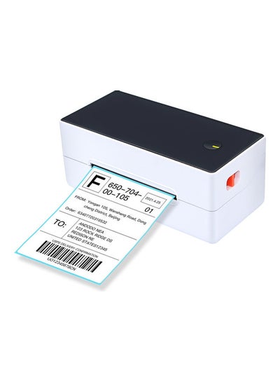 Buy Thermal Label Printer White/Black in Saudi Arabia