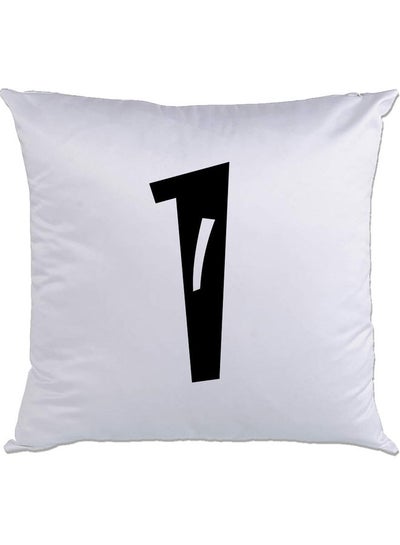 اشتري 1 Printed Cushion White/Black 40x40سم في الامارات