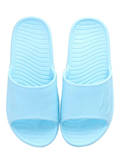 Buy Women Waterproof Anti-slip Lightweight Shower Slippers Sky Blue in Saudi Arabia