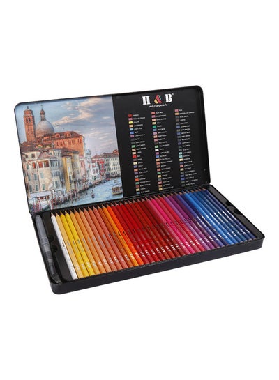 Buy 72-Piece Professional Watercolour Pencil Set Multicolour in Saudi Arabia