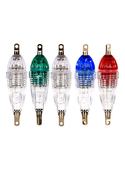 Buy 5-Piece Waterproof LED Underwater Fishing Light Set in Saudi Arabia