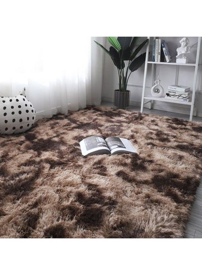 Buy Kid's Floor Padded Living Room Nordic  Puffy Carpet Brown in Saudi Arabia