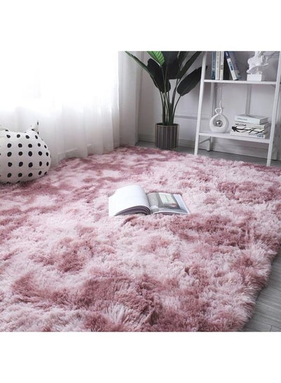 Buy Kid's Floor Padded Living Room Nordic  Puffy Carpet Pink in Saudi Arabia