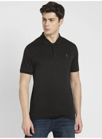 Buy Stylish Casual Polo Black in UAE