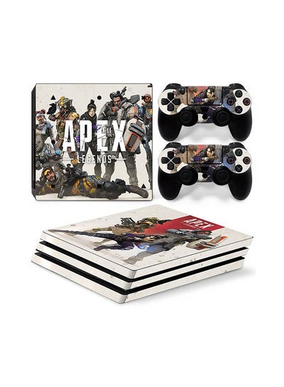 Buy Console And Controller Sticker Set For PlayStation 4 Pro Apex in UAE
