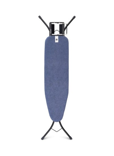 Buy Ironing Board Denim Blue/Black 110x30cm in UAE