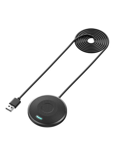 Buy USB Omni Directional Condenser Microphone Black in Saudi Arabia