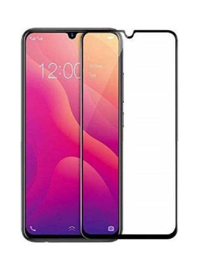 Buy 9D Tempered Glass Screen Protector For Samsung Galaxy A70s Black/Clear in UAE