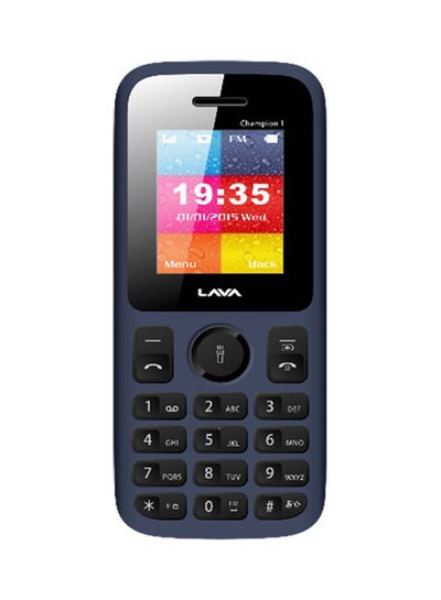 اشتري هاتف تشامبيون 1 يدعم تقنية 2G وبذاكرة 512 ميجابايت، الإصدار الثاني باللون الأزرق من لافا في مصر