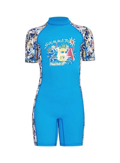 Buy One Piece Quick Dry Thermal Swimsuit 2-3 Years in UAE