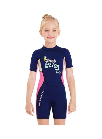 Buy One Piece Quick Dry Thermal Swimsuit S in UAE