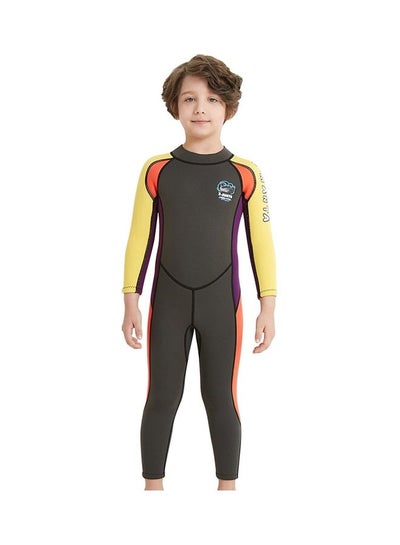 Buy One Piece Quick Dry Thermal Swimsuit 10-11 Years in Saudi Arabia