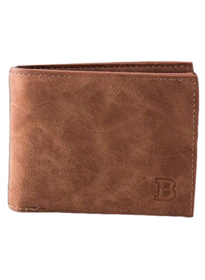 Buy Comfortable Casual Wallet Brown in Saudi Arabia