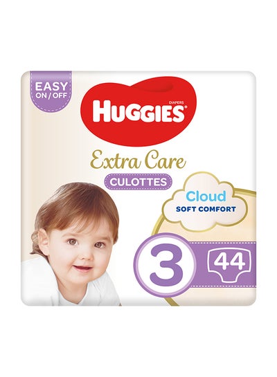 Buy Extra Care Baby Pants Diapers, Size 3, 6 - 11 Kg, 44 Count - Easy On/Off, Cloud Soft Comfort in Saudi Arabia