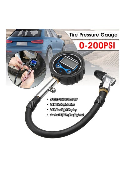 Buy Digital LCD Tyre Air Pump Pressure Gauge Tester in Saudi Arabia