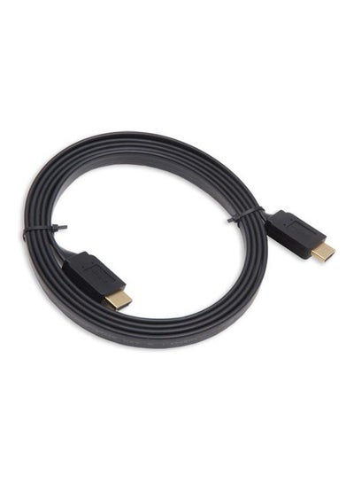 Buy Flat Hdmi To Hdmi Flat Cable BLack in Egypt