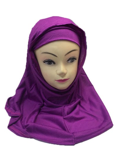 Buy Classic Stylish Hijab Purple in Saudi Arabia