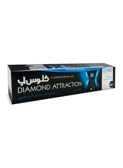 Buy Diamond Attraction Power White Toothpaste Black 75ml in Saudi Arabia