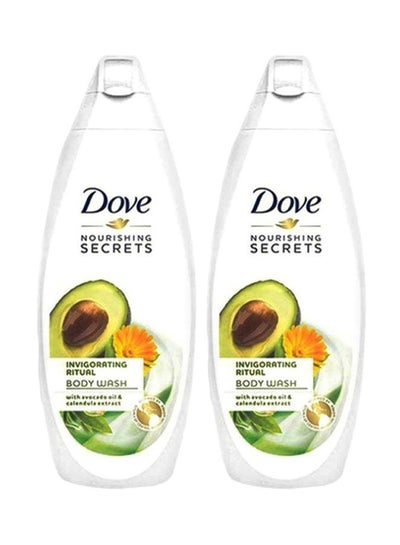 Buy 2-Piece Nourishing Secrets Invigorating Ritual Body Wash Avocado Oil And Calendula Extract  Set 250ml in UAE