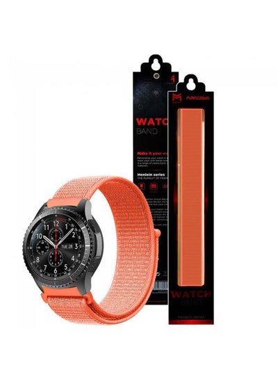 Buy Nylon Sport Loop Band For Samsung Gear S3 Classic/S3 Frontier orange in UAE