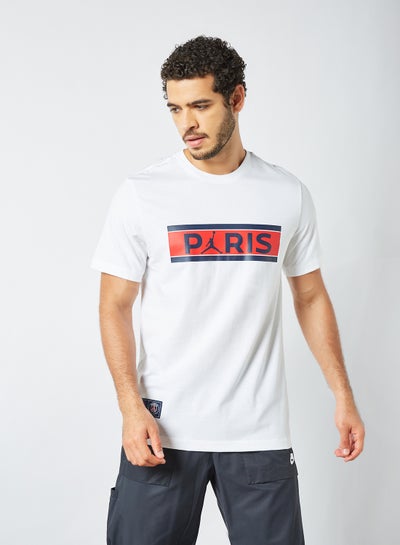 Jordan PSG Wordmark T-Shirt White price 