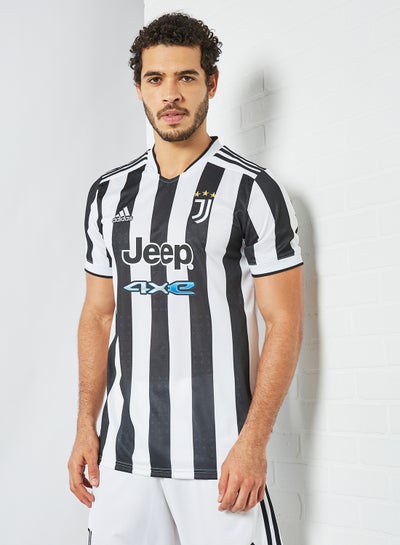 Buy Juventus 21/22 Home Football Jersey White/Black in UAE