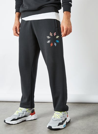 Buy Now - Logo Print Sweatpants Black with Fast Delivery and Easy Returns  in Dubai, Abu Dhabi and all UAE