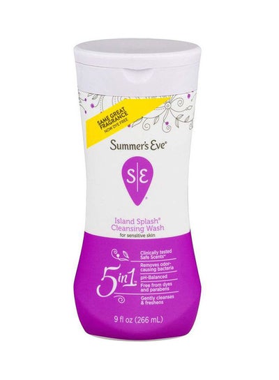 Buy Feminine Cleansing Wash For Sensitive Skin - Island Splash Purple 226ml in UAE