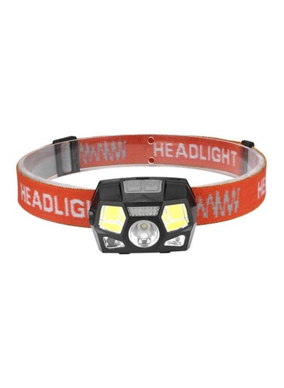 Buy Cob LED Headlamp  Head Lamp Light Torch Flashlight Portable 3 Modes in UAE