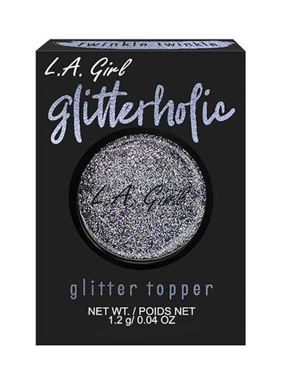 Buy Eyeshadow Glitterholic Glitter Topper Twinkle Silver in Egypt