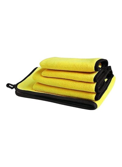 اشتري 5-Piece Absorbent Car Care Cleaning Drying Towel في الامارات