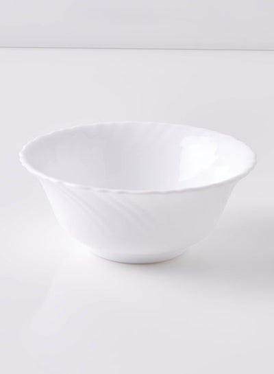 Buy Round Pearl Soup Bowl White 13cm in Saudi Arabia